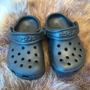 Infant Crocs Littles Clog — Little Kids(Todlers)  Size 5, Color:  Black